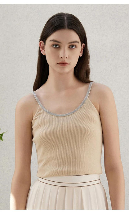 BC-167 High Quality Silk Merino Wool Sweater Knitted Vest Luxury Women's Clothing Brand Clothes