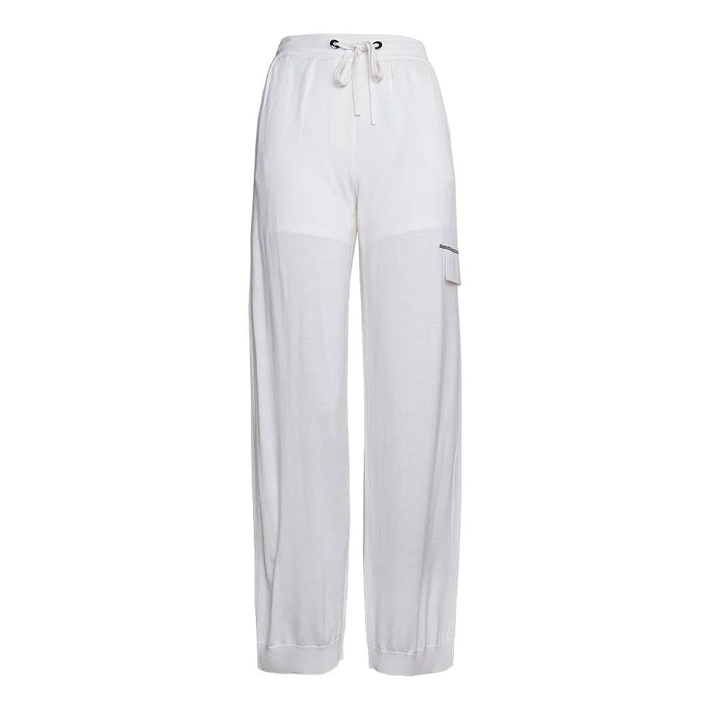 BC-15 boutique BC womens clothing long steight pants for women merino wool silk trousers for ladies