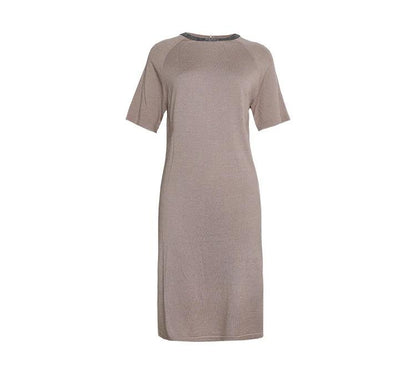 Bc-46 Ladies Clothes Women's Clothing Sleeveless Dresses For Women Merino Wool Silk Luxury short sleeve Dress loose