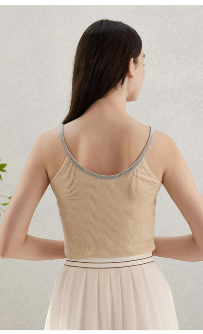 BC-167 High Quality Silk Merino Wool Sweater Knitted Vest Luxury Women's Clothing Brand Clothes