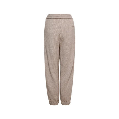 BC-361 Luxury Elastic Waist Drawstring 100% Wool Pants Women High Waist Women's Pants & Trousers Women's Pants Clothes