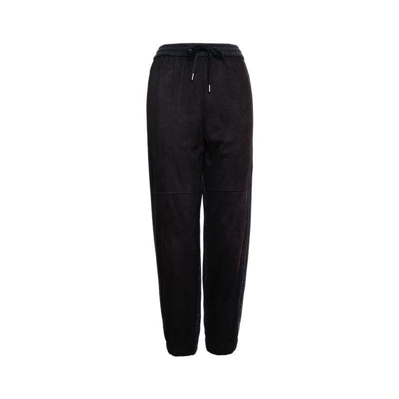 BC-361 Luxury Elastic Waist Drawstring 100% Wool Pants Women High Waist Women's Pants & Trousers Women's Pants Clothes