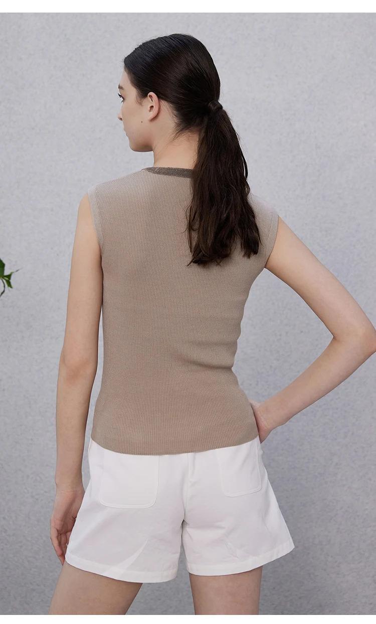 BC-144 Ladies Clothes Summer Sweaters for Women Wool Silk Tops Vest Women's Clothing