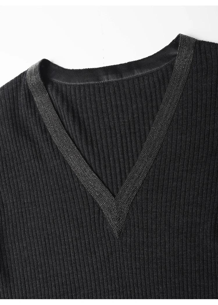 BC-227 Clothes Merino Wool Knit Sweaters Silk Tops For Women Luxury Clothing Manufacturers