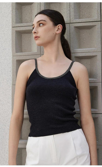 BC-167 High Quality Silk Merino Wool Sweater Knitted Vest Luxury Women's Clothing Brand Clothes