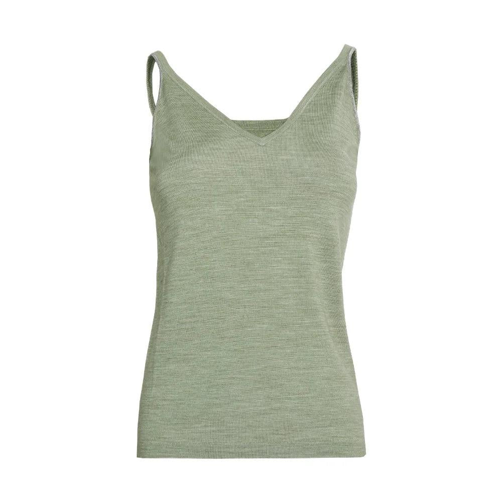 BC-166 Luxury Women's Clothing Brand Clothes High Quality Silk Merino Wool Sweater Knitted Vest