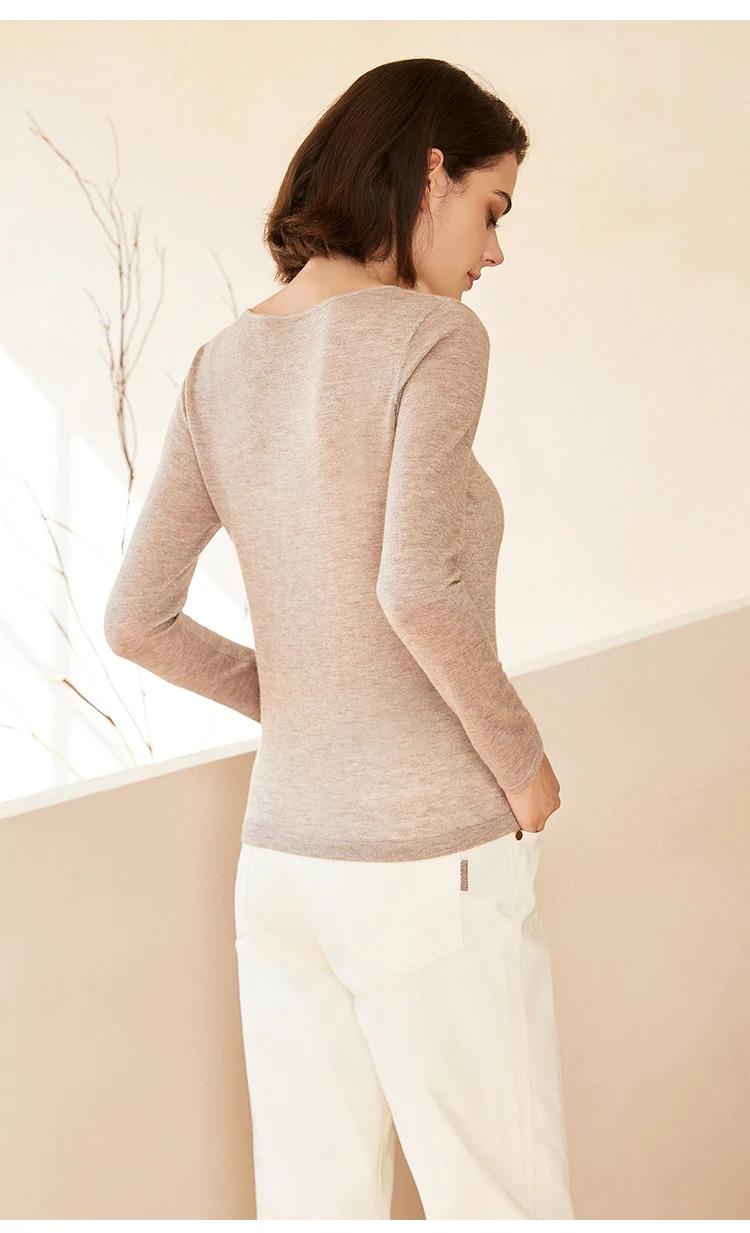 BC-237 Pullover Slim Fit Ladies Luxury Women's Wool Sweater Women's Clothing Undershirt