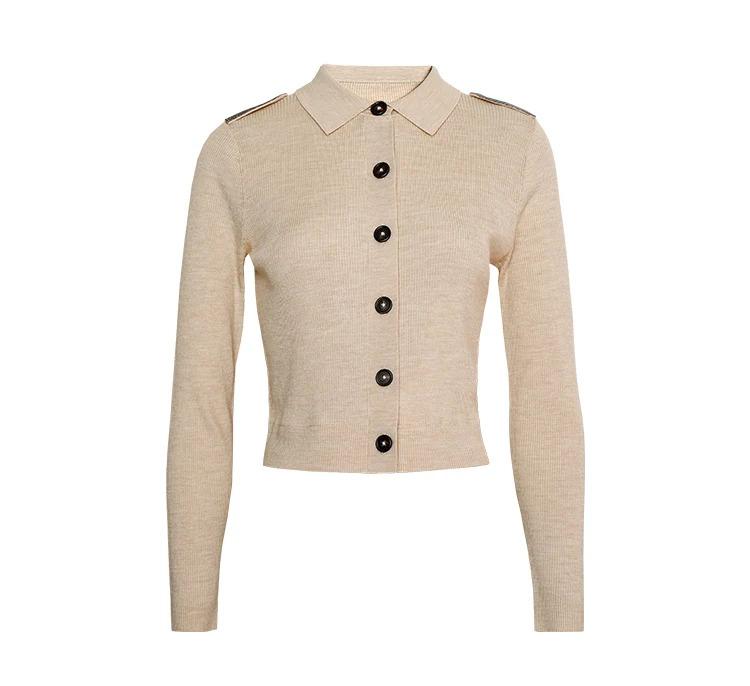 BC-39 Excellent Quality Women's Clothing Spring and Autumn ladies Silk Wool Sweater Cardigan clothes