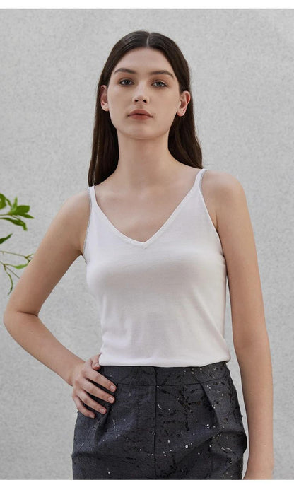 BC-166 Luxury Women's Clothing Brand Clothes High Quality Silk Merino Wool Sweater Knitted Vest