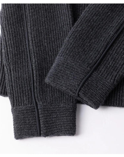 BC-307 In Stock Luxury Turn Collar Half Zipper 100% Wool Clothes Women Sweater Knit Sweater Woman Pullover Sweater