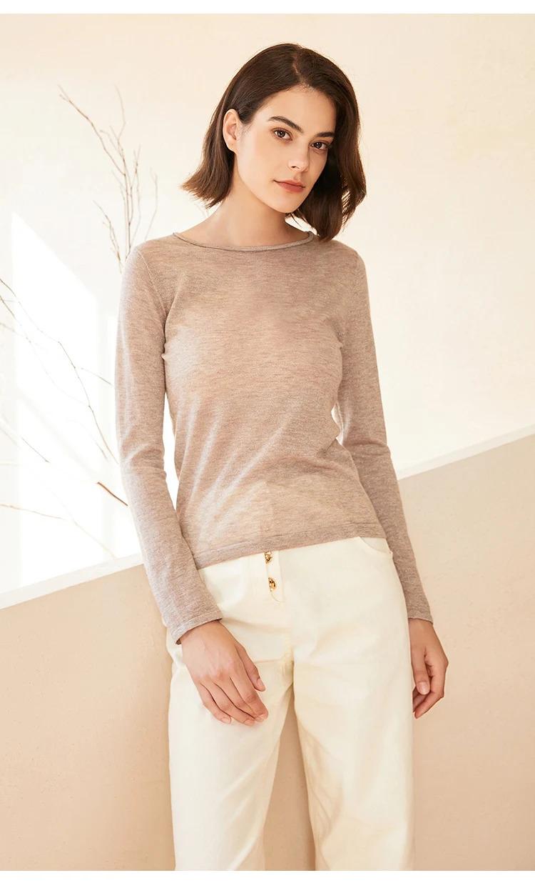 BC-237 Pullover Slim Fit Ladies Luxury Women's Wool Sweater Women's Clothing Undershirt