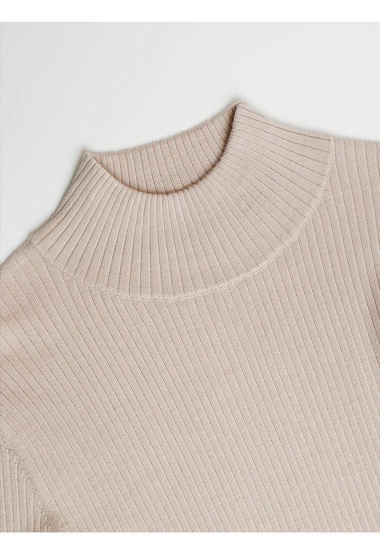 BC-322 100% Wool Pullover Knit Wool Sweater For Women Ladies autumn Cloths Knitwear Women's Clothing